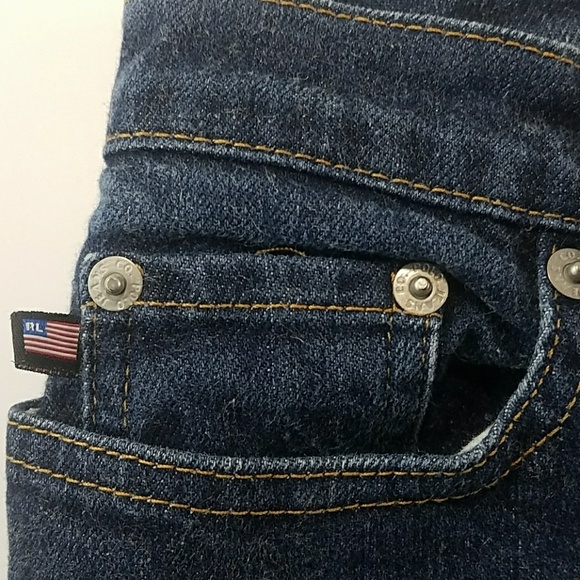 RL Polo Jeans Company Stretch Bootcut Blue Jeans - Picture 5 of 7